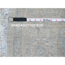 Load image into Gallery viewer, 5&#39;9&quot;x5&#39;9&quot; Ivory Nain with All Over Flower Design Square Wool 250 KPSI Hand Knotted Fine Oriental Rug FWR376734