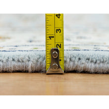 Load image into Gallery viewer, 2&#39;9&quot;x8&#39;4&quot; Beau Blue, 250 Kpsi, Extra Soft Wool, Hand Knotted, Nain With Center Medallion Flower Design, Runner Oriental Rug FWR540180