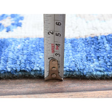 Load image into Gallery viewer, 10&#39;4&quot;x13&#39;6&quot; Bayern Blue, Afghan Oushak with All Over Leaf Design, Supple Collection, Soft and Lush Pile, 100% Wool, Densely Woven, Hand Knotted, Oriental Rug 00 FWR5400