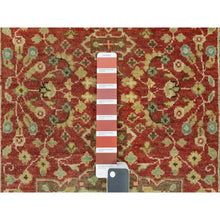 Load image into Gallery viewer, 2&#39;7&quot;x18&#39; Rufous Red, Hand Knotted, Natural Wool, Dense Weave, Soft and Plush Pile, Antiqued Tabriz Haji Jalili Design, XL Runner Oriental Rug FWR540642