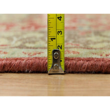 Load image into Gallery viewer, 2&#39;7&quot;x18&#39; Rufous Red, Hand Knotted, Natural Wool, Dense Weave, Soft and Plush Pile, Antiqued Tabriz Haji Jalili Design, XL Runner Oriental Rug FWR540642