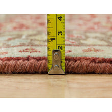Load image into Gallery viewer, 2&#39;6&quot;x10&#39;1&quot; Upsdell Red, Natural Dyes, Dense Weave, Hand Knotted, Antiqued Tabriz Haji Jalili Design, Organic Wool, Soft And Lush Pile, Runner Oriental Rug FWR540678