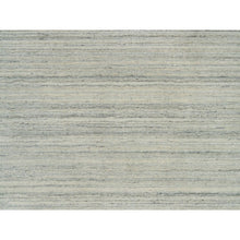 Load image into Gallery viewer, 10&#39;1&quot;x14&#39; Old Wood White, Hand Loomed, Plain Modern Design, Undyed Pure Wool, Thick And Plush, Oriental Rug FWR540750