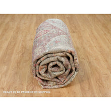 Load image into Gallery viewer, 14&#39;x14&#39; Mahogany Red, Vegetable Dyes, Natural Wool, Heriz Revival, Thick And Plush Soft Pile, Hand Knotted,square Oriental Rug FWR540816