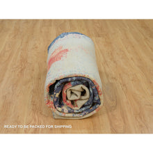 Load image into Gallery viewer, 9'x12' Colorful, Painter's Palette Abstract Motif Wool And Silk Modern Hand Knotted, Oriental Rug FWR540882