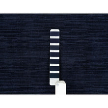 Load image into Gallery viewer, 9&#39;x12&#39; Yankees Blue, Thick and Plush Plain Loom Knotted, Wool and Plant Based Silk, Soft Pile Oriental Rug FWR540918