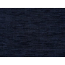Load image into Gallery viewer, 9&#39;x12&#39; Yankees Blue, Thick and Plush Plain Loom Knotted, Wool and Plant Based Silk, Soft Pile Oriental Rug FWR540918