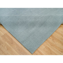 Load image into Gallery viewer, 9&#39;x11&#39;10&quot; Templeton Gray, Loom Knotted Plain Wool and Plant Based Silk, Thick and Plush Soft Pile, Oriental Rug FWR540924