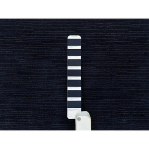 2'x3'1" Millennium Blue, Soft Pile Wool and Plant Based Silk, Thick and Plush, Loom Knotted, Plain Modern Mat Oriental Rug FWR541056
