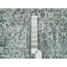 Load image into Gallery viewer, 8&#39;x10&#39;1&quot; Pale Smoke And Trout Gray, Hand Knotted, Broken Wool And Silk Persian Design, Oriental Rug FWR541200