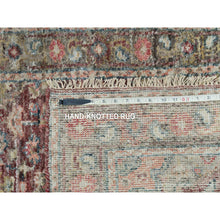 Load image into Gallery viewer, 2&#39;6&quot;x18&#39; English Red, Plush And Lush Soft Pile, Soft Heriz Revival Wool Hand Knotted, Vegetable Dyes, Xl Runner Oriental Rug FWR541218