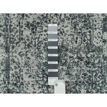 Load image into Gallery viewer, 2&#39;x3&#39; Ice Cube Gray, Broken Persian Hand Knotted Design, Wool And Silk, Mat Oriental Rug FWR541236