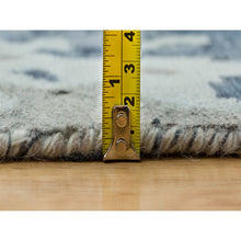 Load image into Gallery viewer, 12&#39;x18&#39;1&quot; Lapis Blue, Modern Abstract Hi-low Pile Galaxy Design, Hand Knotted, Wool And Silk, Oversized Oriental Rug FWR541302