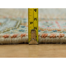 Load image into Gallery viewer, 3&#39;1&quot;x5&#39; Travertine Brown, Hand Knotted Textured Wool and Silk, Mamluk Geometric Medallions Design, Oriental Rug FWR541344