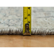 Load image into Gallery viewer, 2&#39;x3&#39;1&quot; Bright White, Tabriz Vase And Hand Knotted Pomegranate Design, Textured Wool With Silk, Mat Oriental Rug FWR541518