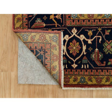 Load image into Gallery viewer, 13&#39;10&quot;x18&#39;1&quot; Barn Red, Vegetable Dyes Antiqued Hand Knotted Fine Heris Re-creation, Soft Wool And Soft Pile, Densely Woven Oversized Oriental Rug FWR541788