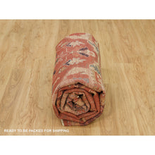 Load image into Gallery viewer, 9&#39;x12&#39; Ochre Red, Supple Collection, Soft Serapi Heriz Wool Large Medallion Design, Hand Knotted, Plush And Lush Soft Pile, Oriental Rug FWR541800