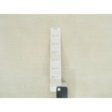 Load image into Gallery viewer, 9&#39;x12&#39; Comfort Ivory, Modern Loom Knotted Thick and Plush Wool and Plant Based Silk, Plain Oriental Rug FWR542280