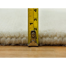Load image into Gallery viewer, 9&#39;x12&#39; Comfort Ivory, Modern Loom Knotted Thick And Plush Wool And Plant Based Silk, Plain Oriental Rug FWR542280