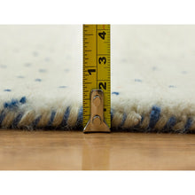 Load image into Gallery viewer, 9&#39;x12&#39;1&quot; Toque White, Modern Gabbeh Lori Buft  Tree Design, All Wool, Hand Knotted Oriental Thick And Plush Soft Pile Rug FWR542310