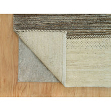 Load image into Gallery viewer, 9&#39;8&quot;x14&#39; Heron White, Thick And Plush Modern Gabbeh Lori Buft  Tree Design, Extra Soft Wool, Hand Knotted Oriental Rug FWR542328