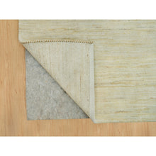 Load image into Gallery viewer, 6&#39;x9&#39; Antique White, Persian Wool, Hand Knotted, Lori Buft Gabbeh, Plain Design, Thick And Plush, Soft To The Touch, Oriental Rug FWR542352