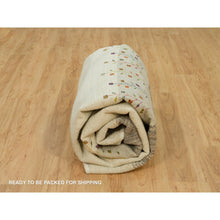 Load image into Gallery viewer, 8&#39;9&quot;x11&#39;8&quot; Swan White, Modern Lori Buft Gabbeh Tree Design, Thick And Plush Soft Wool, Hand Knotted Oriental Rug FWR542358