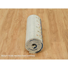 Load image into Gallery viewer, 2&#39;7&quot;x9&#39;6&quot; Retro White, Modern Lori Buft Gabbeh Tree Design, 100% Wool, Thick And Plush, Hand Knotted Oriental Runner Rug FWR542376