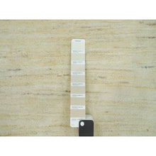 Load image into Gallery viewer, 4&#39;x8&#39; Parchment White, Soft To The Touch, Lori Buft Gabbeh Plain Persian Wool Design, Thick And Plush, Hand Knotted, Wide Runner Oriental Rug FWR542388