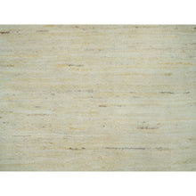 Load image into Gallery viewer, 2&#39;6&quot;x10&#39; Ballet White, Hand Knotted Lori Buft Gabbeh With Plain Design, Thick And Plush, Extra Soft Persian Wool, Soft To The Touch, Oriental Runner Rug FWR542412