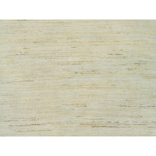 Load image into Gallery viewer, 3&#39;x5&#39; Alabaster White, Lori Buft Gabbeh Plain Design, Thick And Plush, Pure Persian Wool, Soft To The Touch, Oriental Hand Knotted Rug FWR542424