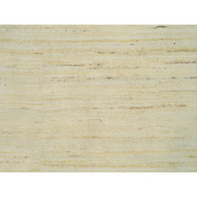 Load image into Gallery viewer, 2&#39;7&quot;x25&#39;1&quot; Aged White, Persian Wool, Hand Knotted, Thick And Plush, Soft To The Touch, Lori Buft Gabbeh, Plain Design, Oriental Rug FWR542430