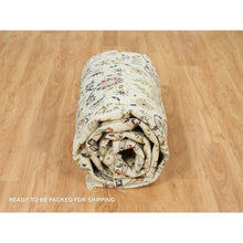 Load image into Gallery viewer, 8&#39;8&quot;x12&#39;1&quot; Baby Powder White, 250 Kpsi, 100% Wool, Nain With Center Medallion Flower Design, Hand Knotted, Oriental Rug FWR542454