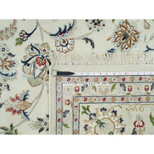 Load image into Gallery viewer, 8&#39;8&quot;x12&#39;1&quot; Baby Powder White, 250 Kpsi, 100% Wool, Nain With Center Medallion Flower Design, Hand Knotted, Oriental Rug FWR542454