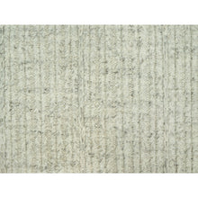 Load image into Gallery viewer, 8&#39;3&quot;x10&#39; Coventry Gray, Borderless Hand Woven Cord Collection, Natural Wool, Flat Weave, High And Low Pile, Plain And Simple Oriental Rug FWR542796