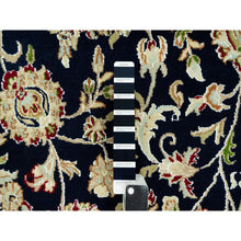 Load image into Gallery viewer, 8&#39;x10&#39;3&quot; Ombre Blue, Denser Weave Hand Knotted, 250 Kpsi, Nain Design And All Over Floral Motifs, Organic Wool, Oriental Rug FWR542988