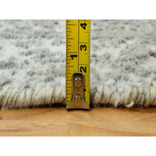 Load image into Gallery viewer, 2&#39;x3&#39;2&quot; Moorland Gray, Hand Knotted, Soft to Touch, Broken Wool and Silk, Persian Design, Denser Weave, Oriental Rug FWR543222