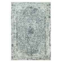Load image into Gallery viewer, 12&#39;x18&#39; Rustic Gray, Hand Knotted Broken Persian Design, Wool And Silk, Oversized Oriental Rug FWR543276