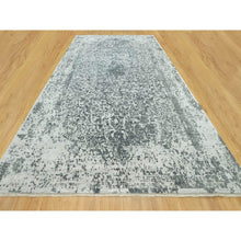 Load image into Gallery viewer, 12&#39;x18&#39; Rustic Gray, Hand Knotted Broken Persian Design, Wool And Silk, Oversized Oriental Rug FWR543276