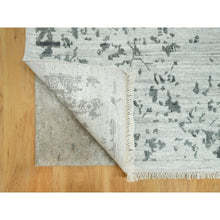 Load image into Gallery viewer, 12&#39;x18&#39; Rustic Gray, Hand Knotted Broken Persian Design, Wool And Silk, Oversized Oriental Rug FWR543276