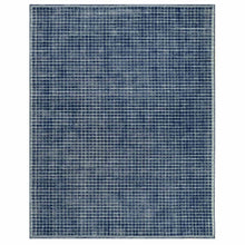 Load image into Gallery viewer, 9&#39;3&quot;x11&#39;9&quot; Sapphire Blue, Soft to Touch, Modern Plain Decor Box Design, Luxurious Wool, Loomed Knotted, Oriental Rug FWR543294