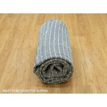 Load image into Gallery viewer, 9&#39;3&quot;x11&#39;9&quot; Sapphire Blue, Soft to Touch, Modern Plain Decor Box Design, Luxurious Wool, Loomed Knotted, Oriental Rug FWR543294