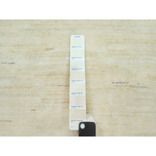 Load image into Gallery viewer, 2&#39;5&quot;x8&#39;2&quot; Champagne White, Lori Buft Gabbeh Plain Design, Luxurious Wool, Soft To The Touch Hand Knotted,  Runner Oriental Rug FWR543330