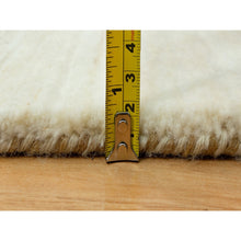 Load image into Gallery viewer, 2&#39;5&quot;x8&#39;2&quot; Champagne White, Lori Buft Gabbeh Plain Design, Luxurious Wool, Soft To The Touch Hand Knotted,  Runner Oriental Rug FWR543330