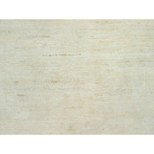 Load image into Gallery viewer, 2&#39;5&quot;x6&#39;1&quot; Great Hall Mouldings White, Denser Weave, Hand Knotted, Lori Buft Gabbeh Plain Design, 100% Wool, Runner Oriental Rug FWR543336