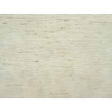 Load image into Gallery viewer, 5&#39;x6&#39;8&quot; Macaroon White, Hand Knotted, Denser Weave, Lori Buft Gabbeh Design, High Quality Wool, Soft to Touch, Oriental Rug FWR543408
