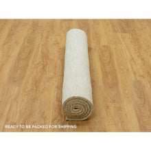 Load image into Gallery viewer, 5&#39;x6&#39;8&quot; Macaroon White, Hand Knotted, Denser Weave, Lori Buft Gabbeh Design, High Quality Wool, Soft To Touch, Oriental Rug FWR543408