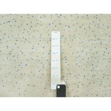 Load image into Gallery viewer, 9&#39;10&quot;x14&#39; Floral White, Tree Design Modern Gabbeh Lori Buft , Pure Wool, Hand Knotted Thick And Plush Soft Pile Oriental Rug FWR543414