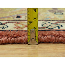 Load image into Gallery viewer, 8&#39;10&quot;x12&#39; Sanguine Red, Soft And Vibrant Wool, Densely Woven, Plush Soft Pile, Antiqued Fine Heriz Re-creation All Over Design, Hand Knotted Natural Dyes, Oriental Rug FWR543948