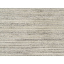 Load image into Gallery viewer, 2&#39;8&quot;x6&#39; Khaki Brown, Variegated Textured Modern Design, Hand Loomed, Undyed Pure Wool, Thick And Plush, Runner, Oriental Rug FWR544332